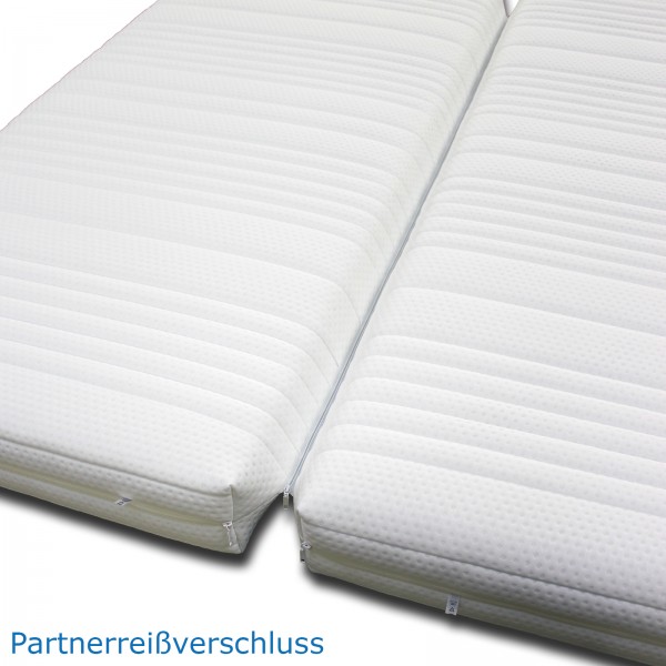 Matratze Kaltschaummatratze RG50+DUPLEX 2 in 1 Partnerreißverschluss